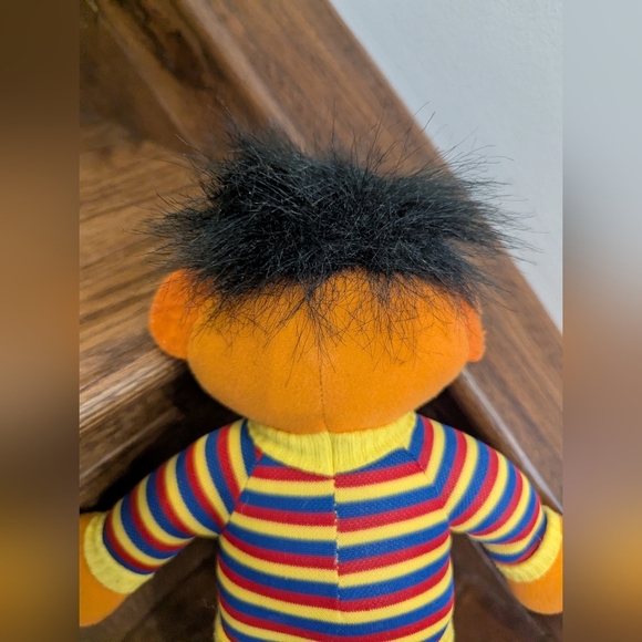 Vintage 1980's Hasbro Softies Sesame Street ERNIE Plush - Picture 5 of 6
